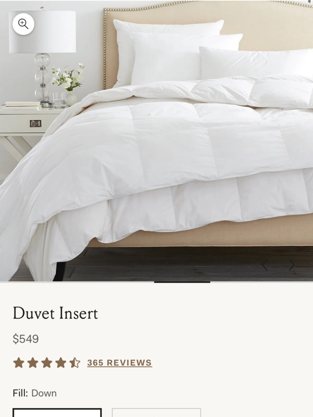 Down Duvet Insert - King/Cal. King / Midweight